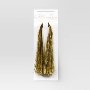 4pk Christmas 1000ct Tinsel Icicle Champagne - Wondershop™ - 1 of 3