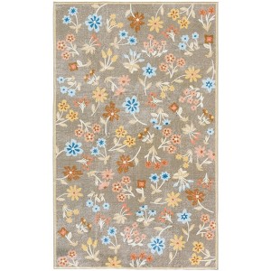 Martha Stewart Floral MSRW187  Machine Washable Skid-Resistant Power Loomed Indoor Rugs - Remove - 1 of 4