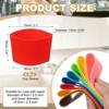 Unique Bargains Silicone Protective Heat Resistant Non Slip Coffee Cup Sleeve 6 Pcs - 2 of 4
