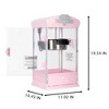 FONTOI 4/6/8/12/16 OZ Popcorn Machine with Stainless Steel Kettle Commercial Popcorn Maker with Scoop Oil Spoon and 3 Popcorn Cups - 3 of 4
