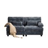 GDFStudio Fortson 67" Chenille Upholstered Loveseat Sofa with 4-Position Adjustable Backrest - 2 of 4