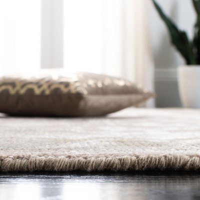 Elysian Fields 59'' Gray Hand-Knotted Wool Blend Area Rug