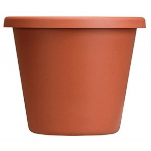 The HC Companies Indoor/Outdoor Round Plastic Classic Planter - 1 of 4