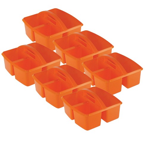 Black 3-Compartment Caddy, Plastic, 9.25 x 9.25 x 5.25 Inches, 1