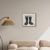 Art Remedy Rainboots and Daisies Chic Farmhouse Wall Art Framed - 2 of 4