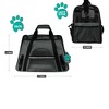PetAmi Airline Approved Pet Carrier for Cat Dog, Soft Sided Travel Supplies Accessories, Ventilated Carrying Bag Kitten Puppy - 3 of 4