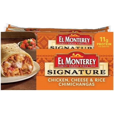 El Monterey Frozen Chicken, Cheese, &#38; Rice Chimichanga - 4.5oz