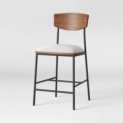 Telstar Mid century Modern Mixed Material Counter Height Barstool