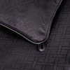 Monochrome Basketweave Plush Microfiber Down Alternative Comforter by Blue Nile Mills - image 3 of 4