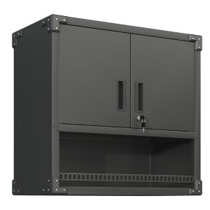 Dexmalle Metal Wall-Mounted Tool Storage Cabinet with Locking Door and 1 Shelf 1 Opened Drawer - 1 of 4
