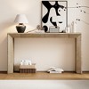 Bella Depot 60" Modern Farmhouse Console Table with 2 Concealed Drawers - 3 of 4