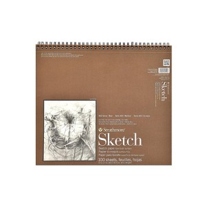 Strathmore 400 Series 14" x 17" Spiral Bound Sketch Pad 100 Sheets/Pad (60370) - 1 of 1