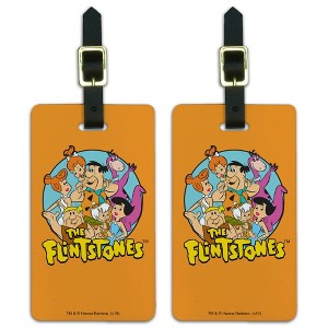 The Flintstones Group Luggage ID Tags Set of 2 - 1 of 4