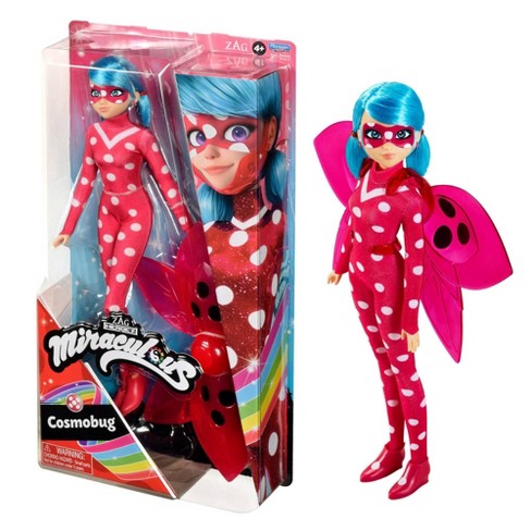 Miraculous Ladybug and Cat Noir Toys Cosmobug Fashion Doll Articulated 26cm Cosmobug Doll with Accessories Marinette Superhero