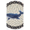Earth Rugs Marine Life Blue Whale Printed 10" Round Jute Trivet - 3 of 3