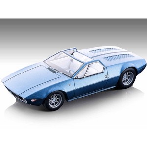 1966 De Tomaso Mangusta Spyder Blue Metallic Limited Edition to 40 pieces Worldwide 1/18 Model Car by Tecnomodel - 1 of 3