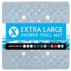 XL Non-Slip Square Shower Mat with Center Drain Hole - Slipx Solutions - image 4 of 4