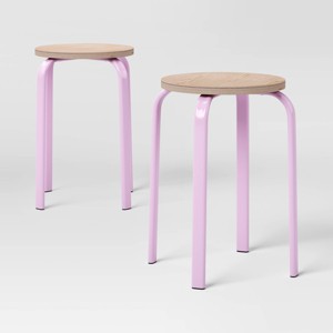 Stackable Accent Stool - Room Essentials™ - 1 of 4