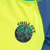Lands' End Kids Chlorine Resistant Short Sleeve UPF 50 Rash Guard Swim Trunk Set - 2 of 3
