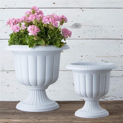 Stone 14-Inch Classic Grecian Urn Planter
