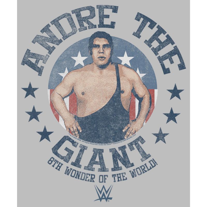 Men's WWE Andre the Giant 8th Wonder of the World Distressed T-Shirt, 2 of 6