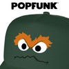 Sesame Street Oscar The Grouch Face Foam Trucker Cap Hunter Green - 4 of 4