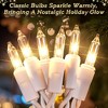 Itopfox 3 Pack 3FT Indoor Window Icicle Lights 50 Bulbs 12 Twinkle Warm White UL Certified for Standard US Windows Christmas Decor - 4 of 4