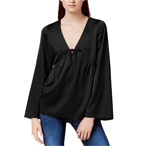 Kensie Womens Satin Knit Blouse - 1 of 1