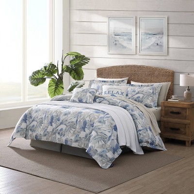 Tommy Bahama Queen 4pc Raw Coast Comforter Set Blue - Tommy Bahama: Bedding, Reversible, OEKO-TEX Certified — фото 7