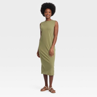 Women's Knit Midi Shift Dress - Universal Thread™