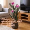 36 Inch Tall Artificial Cactus, Tall Fake Big Cactus Potted Faux Cacti Plants in Pot Lifelike Potted for Balcony Living Room Kitchen Office Patio - 3 of 4