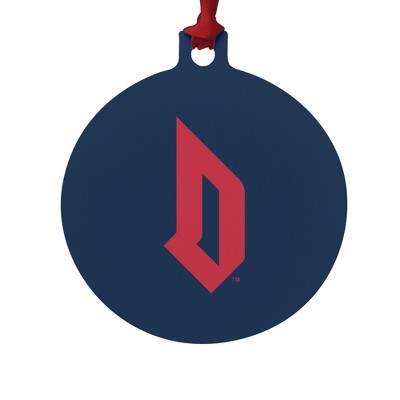 Duquesne University Primary Logo Aluminum Holiday Christmas Tree Ornament