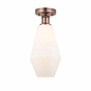Cindyrella - 1 Light Semi-Flush Mount In Nautiical Style-14.75 Inches Tall and 7 Inches Wide - 1 of 1