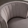 Round Armchair: Swivel, Velvet, Living Room - 3 of 4