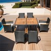Sapphtopaz Patio Furniture Sets Wicker Patio Lounge Chairs with Cushions and Table for Backyard, Outdoor, Terrace - 3 of 4