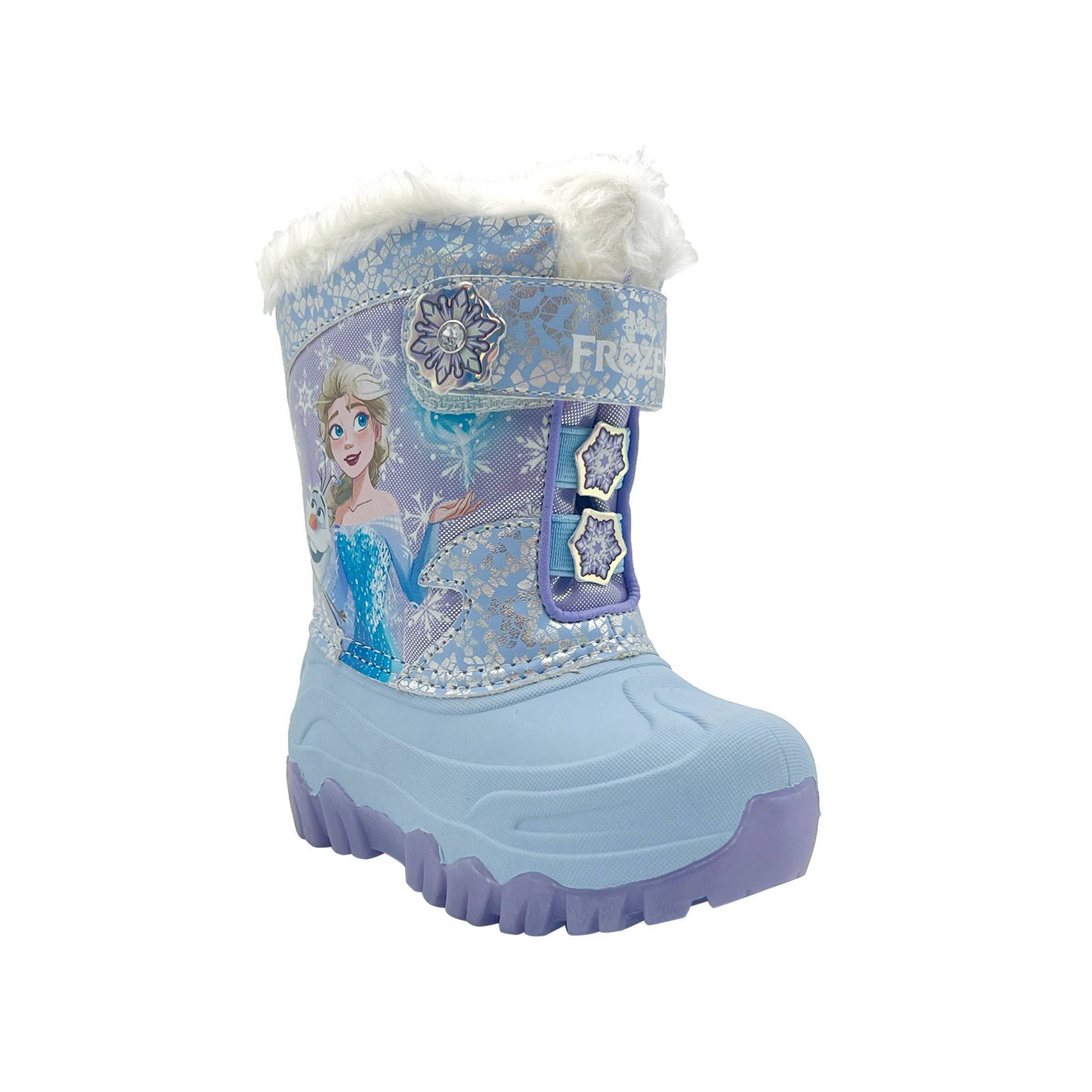 Disney Frozen Toddler Lighted Winter Snowboots - Blue