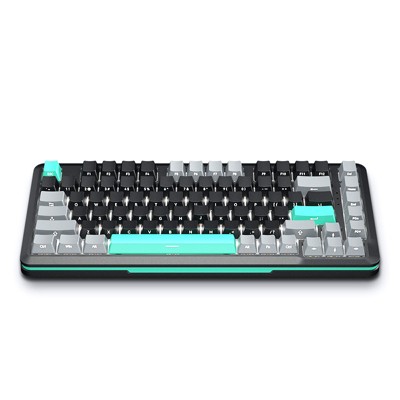 S82 Mechanical Keyboard, Hot Swappable Silver Axis Computer Peripherals Gaming Gaming Wired Keyboard (Black)