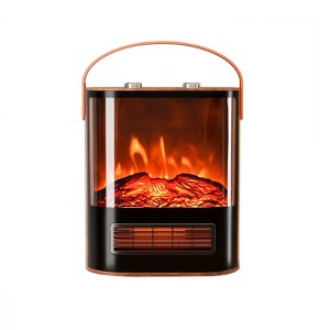 ROVSUN 1500W Electric Fireplace Stove, Portable Freestanding Tabletop Mini Heater, Overheat Protection for Indoor - 1 of 4