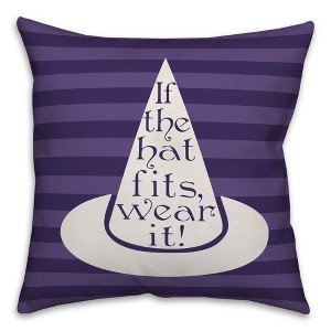 Creative Products If the hat fits, wear it! 20x20 Indoor / Outdoor Pillow - 1 of 3