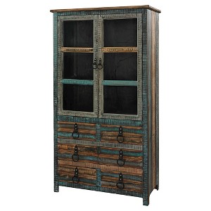 Marley High Cabinet Distressed - Powell Company