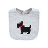 Hudson Baby Infant Girl Cotton Bibs, Scottie Dogs - 3 of 4