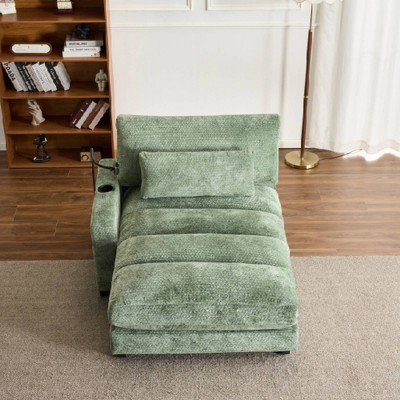 Dolonm Single Recliner Sofa: 300lb Capacity, Chenille Fabric, Ergonomic Design for Living Room/Study