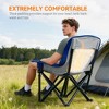 Camping Chair for Adults, Portable Folding Camping Chair with Side Pockets, Cup Holders, Carry Bag - 4 of 4