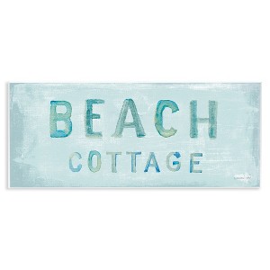 Stupell Industries Rustic Beach Cottage Watercolor, 17" x 7" - 1 of 4