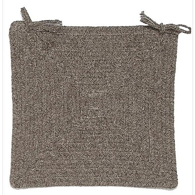 Colonial Mills Shear Natural - Rockport Gray Chair Pad, 1 Pc