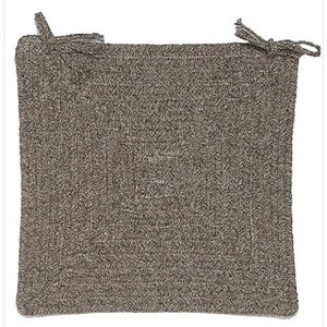 Colonial Mills Shear Natural - Rockport Gray Chair Pad, Set of 4 - 1 of 2