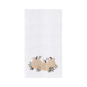 C&F Home White Pumpkin Trio Towel - 1 of 4