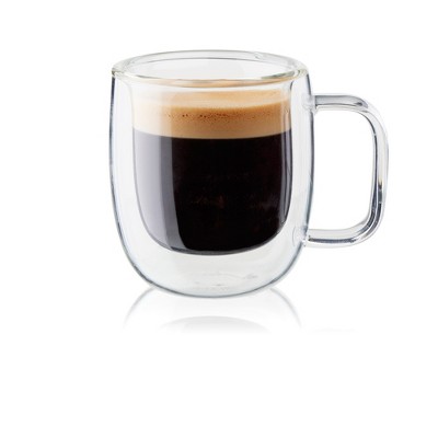 ZWILLING Sorrento Plus 2-pc Double-Wall Glass Espresso Mug Set