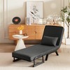 Dolonm 5-in-1 Folding Chair Bed, Adjustable Sleeper Sofa with Pillow, Convertible Futon for Small Spaces, Office, Living Room - 4 of 4