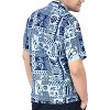 LA LEELA Mens Hawaiian Shirts Short Sleeve Button Down Shirt Floral Shirt Men Summer Beach Casual Vacation Aloha Shirts for Men Funny - 2 of 3